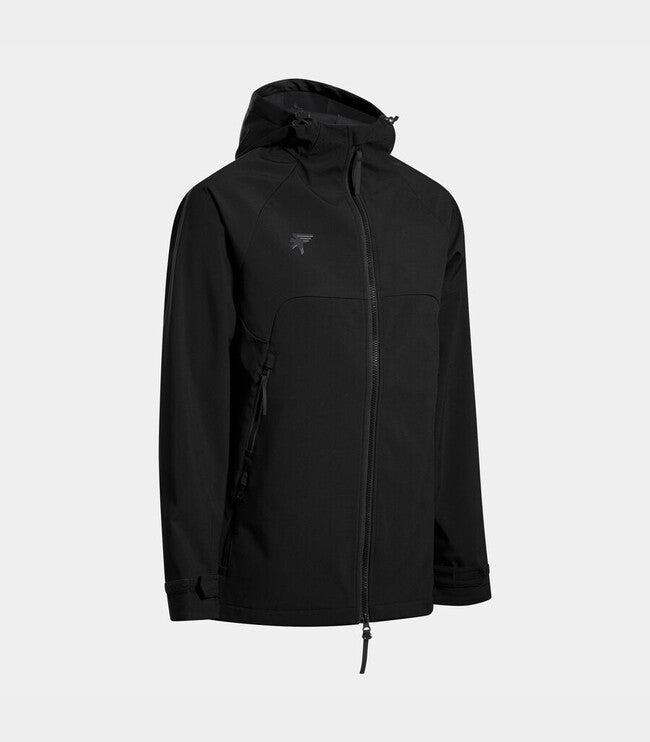 Dámska bunda do dažďa EXPLORER SOFT SHELL čierna