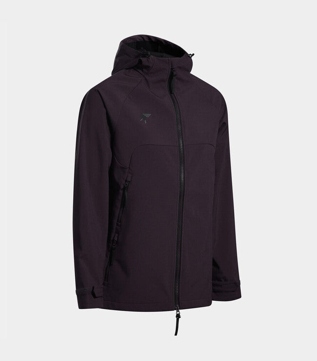 Dámska bunda do dažďa EXPLORER SOFT SHELL fialová