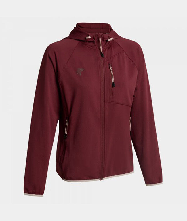 Dámska mikina EXPLORER ZIP-UP HOODIE červená