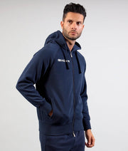 Mikina FELPA KING FULLZIP modrá