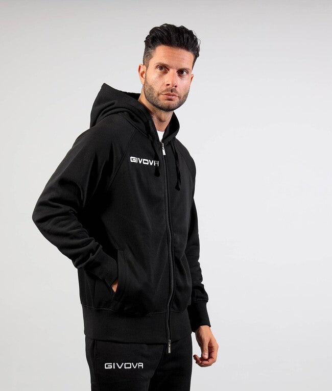 Mikina FELPA KING FULLZIP čierna