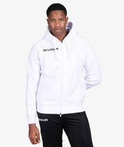 Mikina FELPA KING FULLZIP krémovo biela