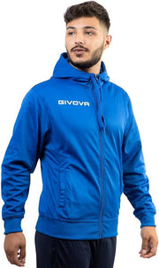 Mikina FELPA POLARFLEECE (FULL ZIP) 500 azúrová modrá