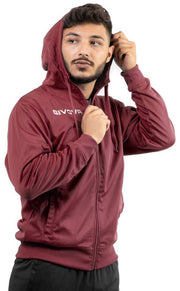 Mikina FELPA POLARFLEECE (FULL ZIP) 500 granátová