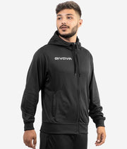 Mikina FELPA POLARFLEECE (FULL ZIP) 500 čierna