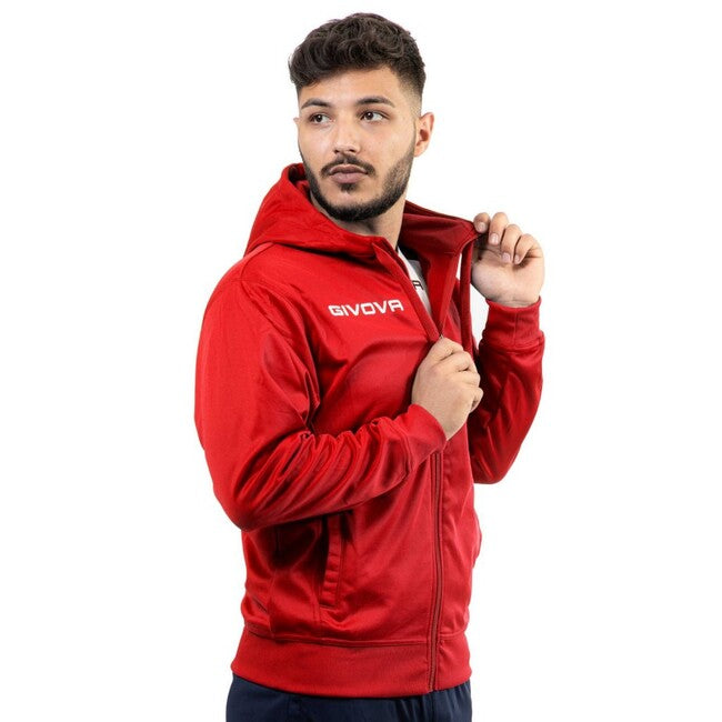 Mikina FELPA POLARFLEECE (FULL ZIP) 500 červená