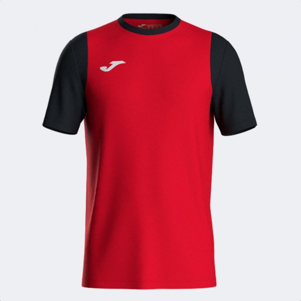 Basketbalový dres CANCHA SHORT SLEEVE T-SHIRT červená čierna
