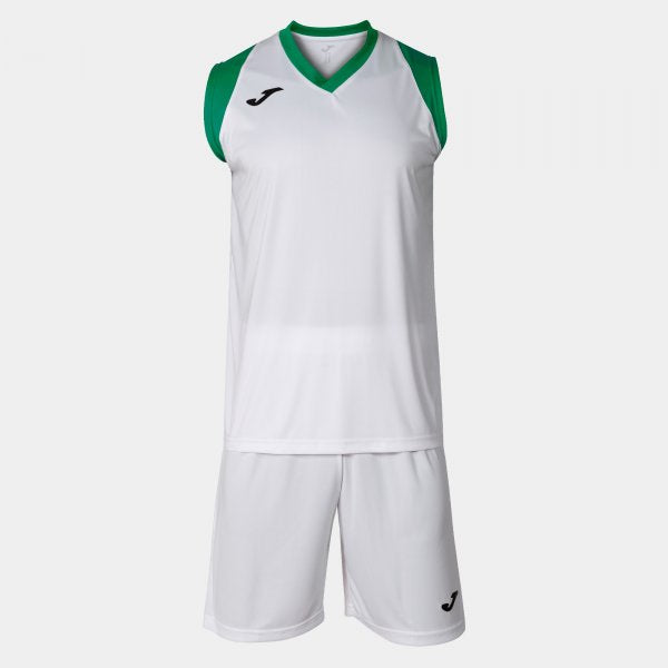 Basketbalový set FINAL II TWO-PIECE SET biela zelená