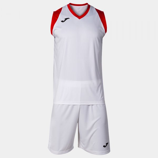 Basketbalový set FINAL II TWO-PIECE SET biela červená