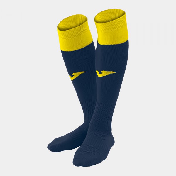 Štulpne / ponožky CALCIO 24 FOOTBALL SOCKS modrá námornícka žltá
