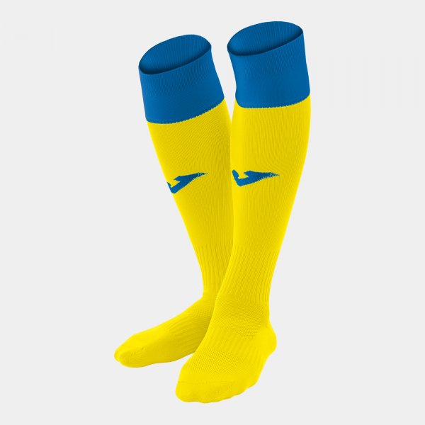 Štulpne / ponožky CALCIO 24 FOOTBALL SOCKS žltá azúrová