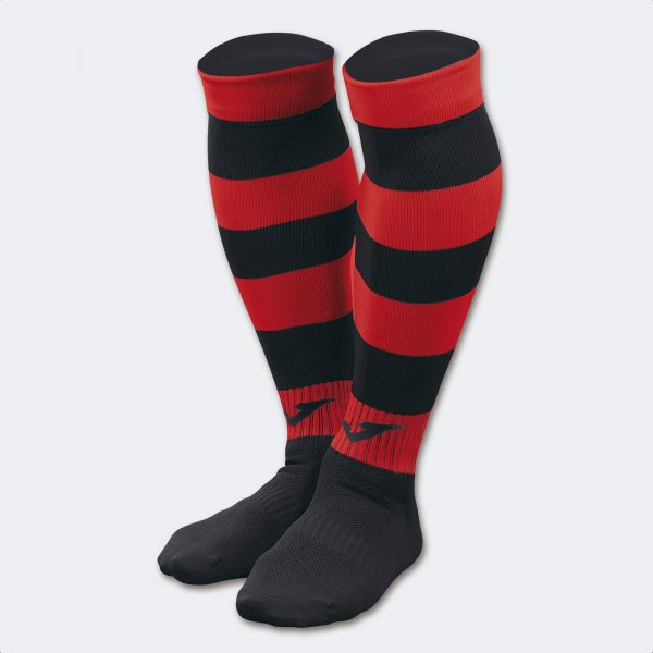 ZEBRA MID-CALF II BLACK-RED BLACK-RED