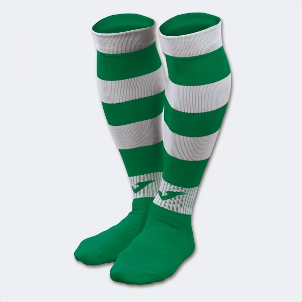 Štulpne / ponožky ZEBRA II MID-CALF FOOTBALL SOCKS (4 PCS) zelená čierna