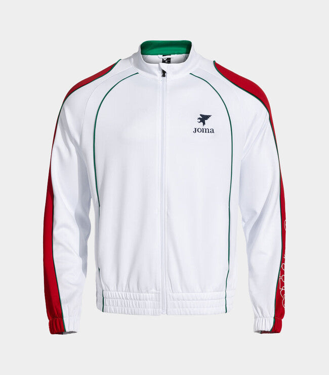 FUTBOL RETRO MUNDIAL 2026 FULL ZIP SWEATSHIRT WHITE RED WHITE-RED