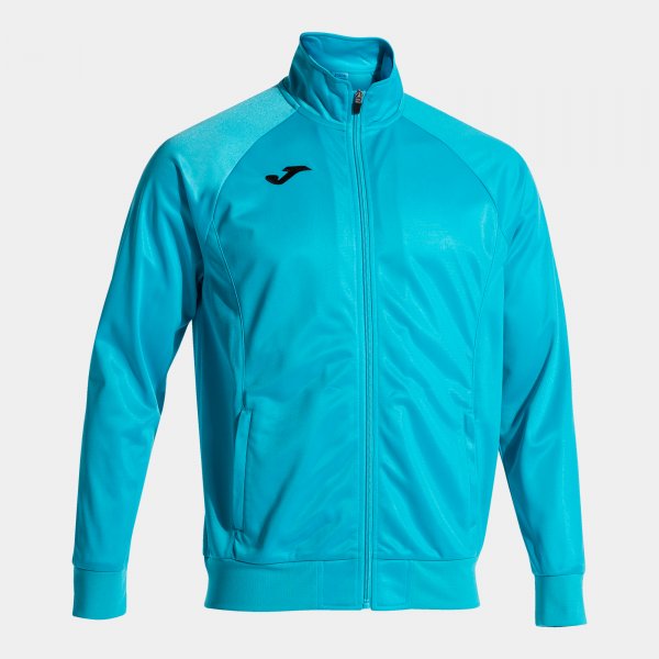 Mikina so zipsom JACKET COMBI GALA fluo tyrkysová
