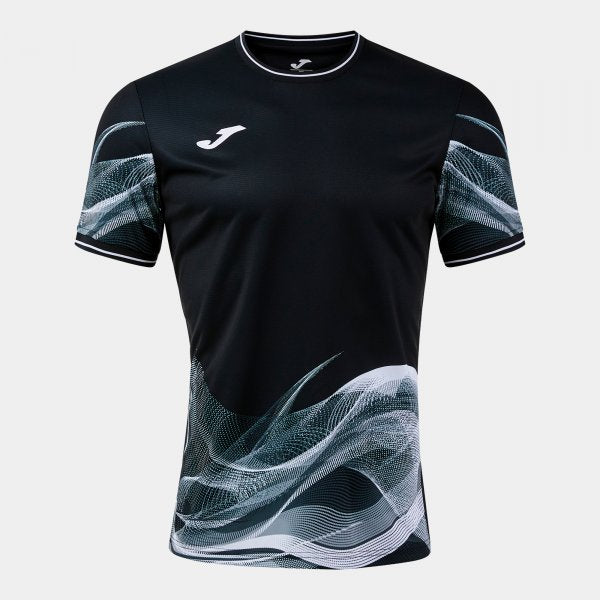WAVE SHORT SLEEVE T-SHIRT BLACK WHITE BLACK-WHITE
