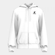 Mikina s kapucňou ZIP-UP HOODIE biela