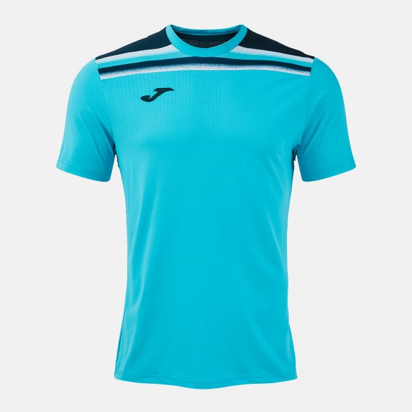 TOLEDO SHORT SLEEVE T-SHIRT FLUOR TURQUOISE DARK NAVY FLUOR TURQUOISE