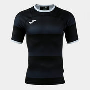STONE RUGBY PRO SHORT SLEEVE T-SHIRT BLACK WHITE BLACK-WHITE