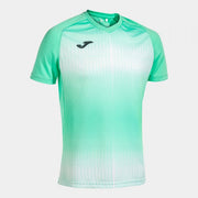 Dres / tričko TIGER V SHORT SLEEVE T-SHIRT zelená biela