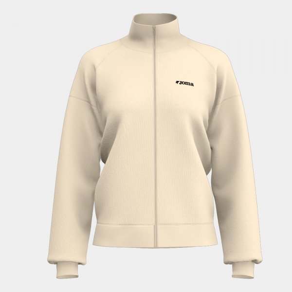 Dámska mikina s kapucňou AGUILA ZIP-UP HOODIE béžová