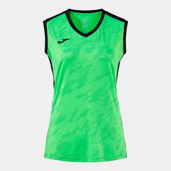 JUMP VOLLEY PRO SLEEVELESS SHIRT FLUOR GREEN BLACK VERDE FLÚOR-NEGRO