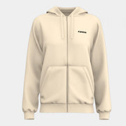Dámska mikina s kapucňou ZIP-UP HOODIE béžová