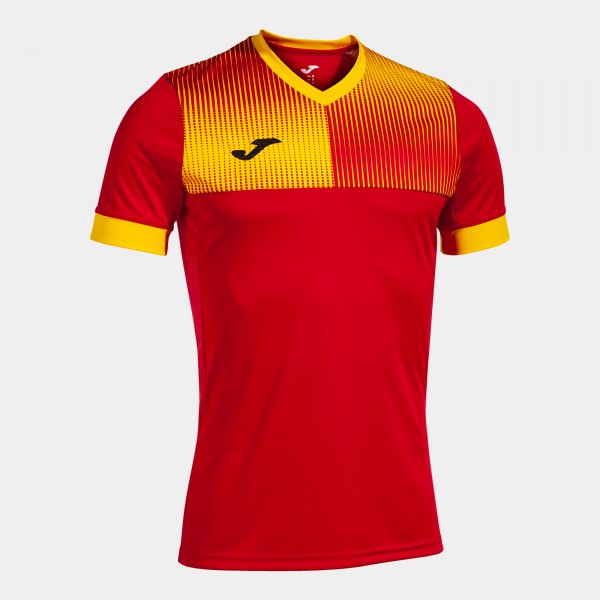 Dres / tričko ECO SUPERNOVA SHORT SLEEVE T-SHIRT červená žltá