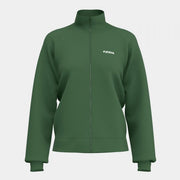 Dámska mikina s kapucňou ZIP-UP HOODIE zelená