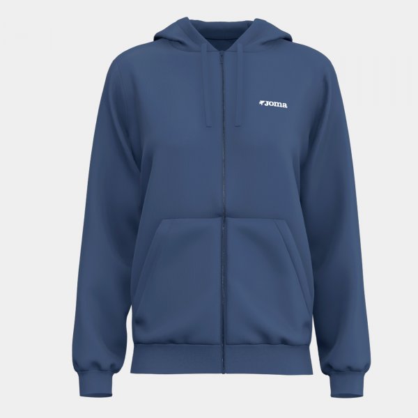 Dámska mikina s kapucňou ZIP-UP HOODIE šedá
