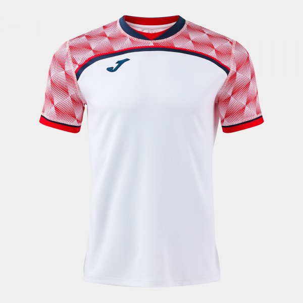 Tričko IRON HANDBALL PRO SHORT SLEEVE T-SHIRT biela červená