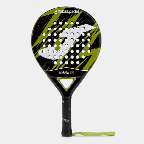 GAME JR PADDLE RACKET BLACK GREEN BLACK-GREEN