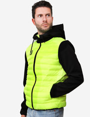 GIUBBOTTO SUPERIOR GIALLO FLUO/NERO