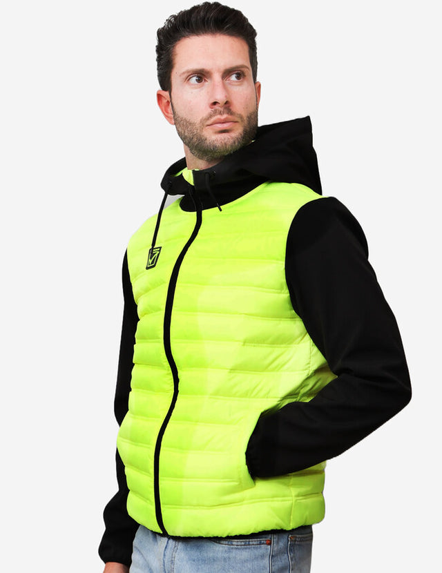Bunda GIUBBOTTO SUPERIOR fluo žltá-čierna