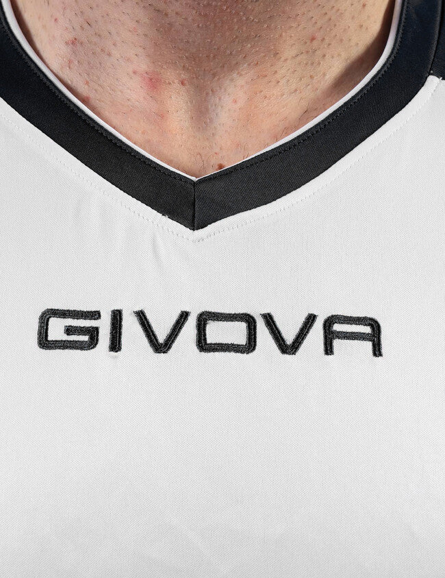 SHIRT REVOLUTION INTERLOCK BIANCO/NERO