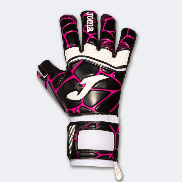 Brankárske rukavice GK-PRO GOALKEEPER GLOVES čierna fuchsiová