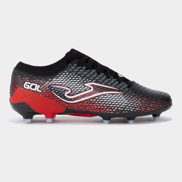 Kopačky na trávu GOL 2601 BLACK FIRM GROUND čierna