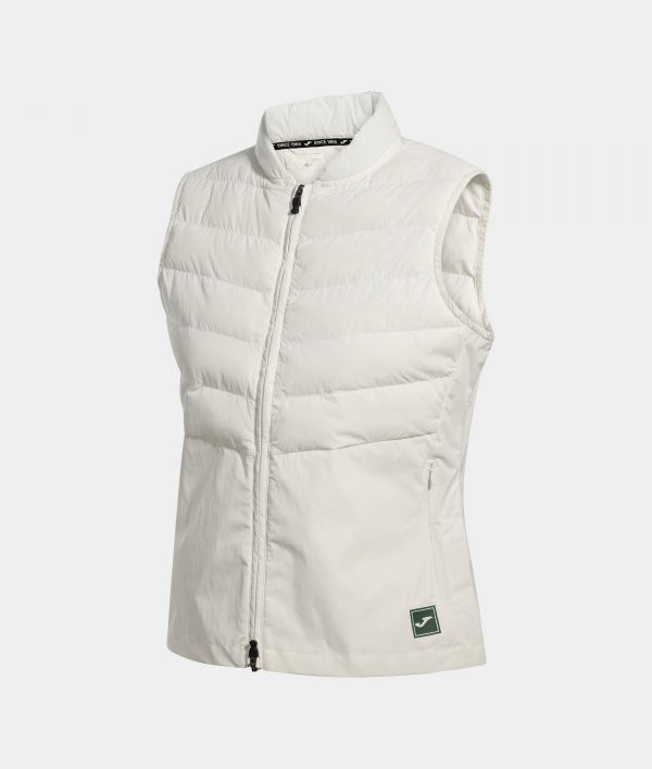 Dámska bunda do dažďa GOLF PADDING VEST biela