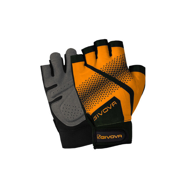 Rukavice GUANTINO GYM fluo oranžová-čierna
