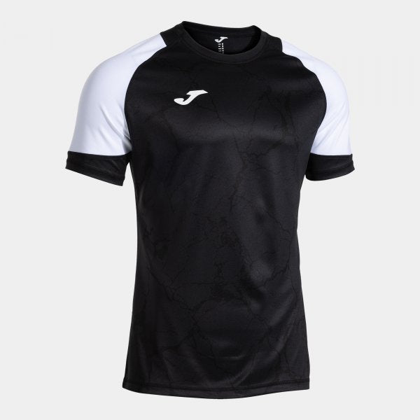 Dres / tričko HISPA V SHORT SLEEVE T-SHIRT čierna biela