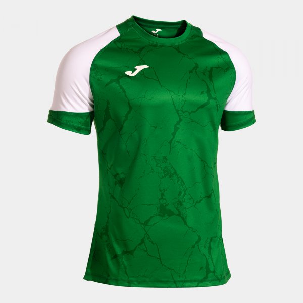 Dres / tričko HISPA V SHORT SLEEVE T-SHIRT zelená čierna