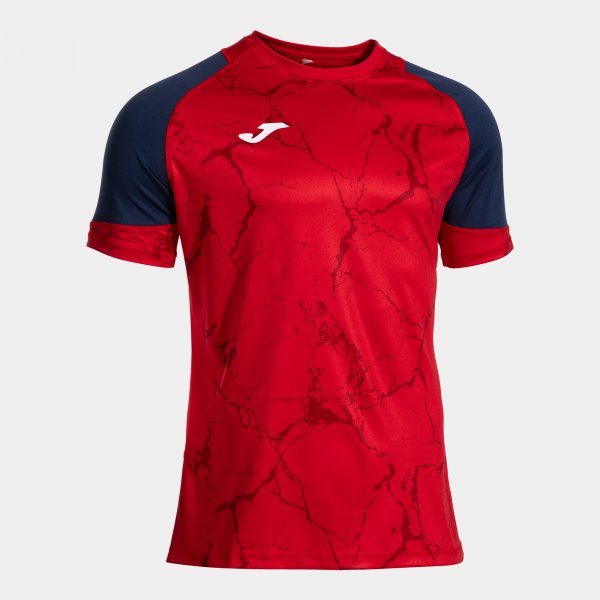 Dres / tričko HISPA V SHORT SLEEVE T-SHIRT červená námornícka modrá