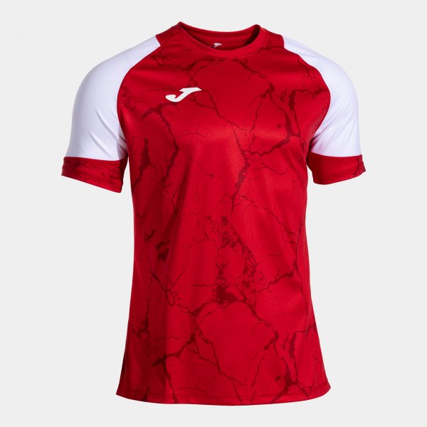 Dres / tričko HISPA V SHORT SLEEVE T-SHIRT červená biela
