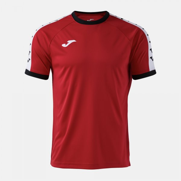 Tričko ICONO SHORT SLEEVE T-SHIRT tmavá červená čierna