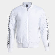 ICONO STREET BOMBER JACKET WHITE BLACK WHITE-BLACK
