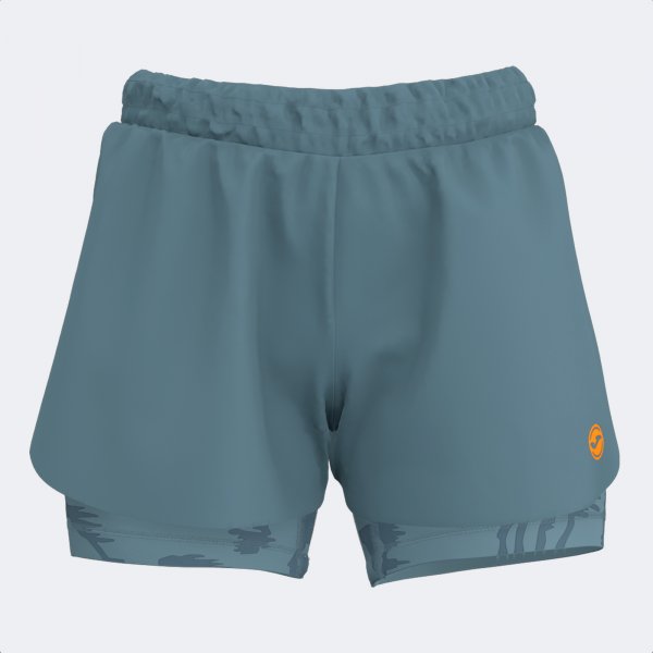 INDOOR GYM SHORT BLUE ORANGE ROYAL
