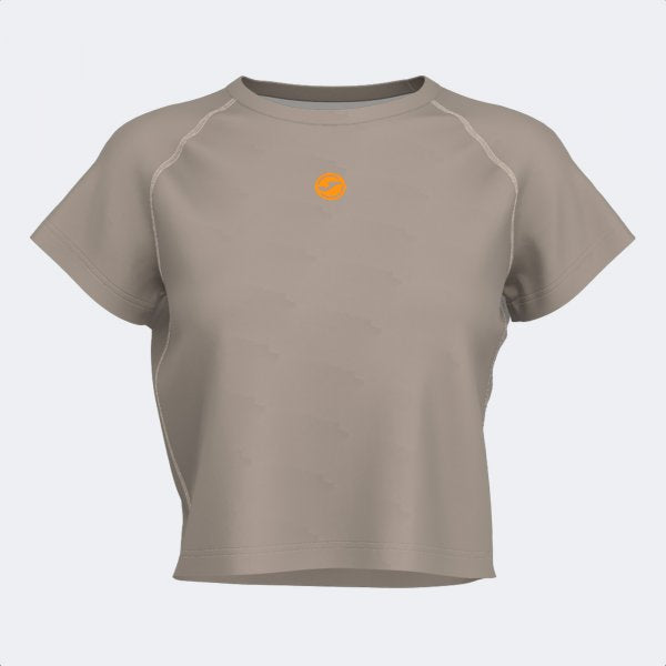Dámske tričko INDOOR GYM SHORT SLEEVE T-SHIRT oranžová - béžová