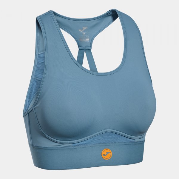 INDOOR GYM SPORT BRA BLUE ORANGE ROYAL