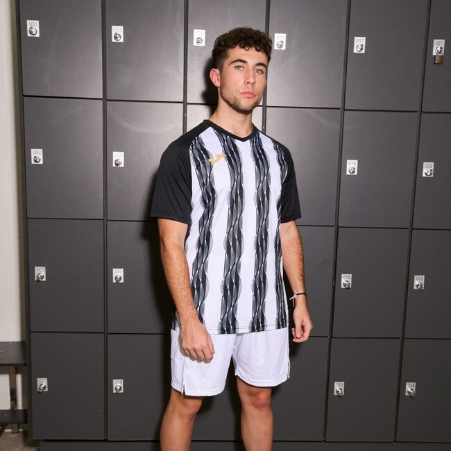 PERFORMANCE SHORT SLEEVE T-SHIRT BLACK WHITE BLACK-WHITE