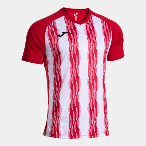 PERFORMANCE SHORT SLEEVE T-SHIRT RED WHITE RED-WHITE